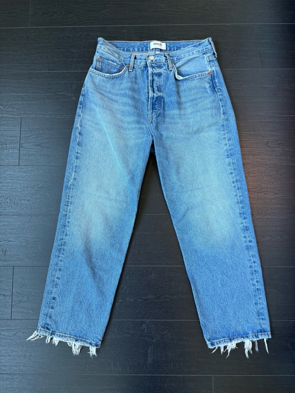 AGOLDE 90s Crop Jeans, Size 27
